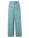 Pure Cotton Wide Leg Ankle Grazer Trousers