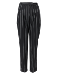 Striped Tapered Leg Ankle Grazer Trousers