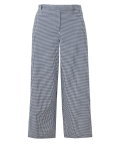 Pure Cotton Checked Cropped Culottes