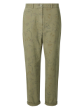 Floral Print Tapered Leg Chinos