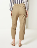Cotton Rich Ankle Grazer Peg Trousers