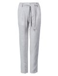 Pure Linen Ankle Grazer Peg Trousers