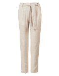 Pure Linen Ankle Grazer Peg Trousers