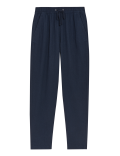 Linen Rich Tapered Ankle Grazer Trousers