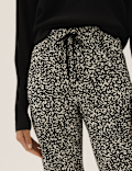 Linen Rich Tapered Ankle Grazer Trousers