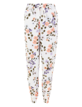 Linen Rich Floral Print Peg Trousers