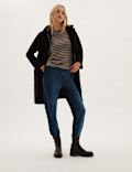 Velour Tapered Ankle Grazer Joggers