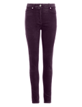 Velvet Corduroy Ankle Grazer Trousers