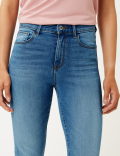 Mid Rise Cigarette Jeans