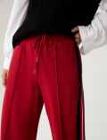 Side Stripe Wide Leg Trousers