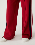 Side Stripe Wide Leg Trousers