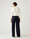 Side Stripe Wide Leg Trousers