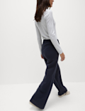 Cotton Rich Brushed Wide Leg Joggers