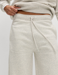 Cotton Rich Brushed Wide Leg Joggers
