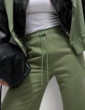 Cotton Rich Brushed Wide Leg Joggers