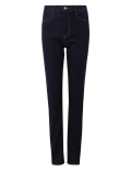 Mid Rise Straight Leg Jeans