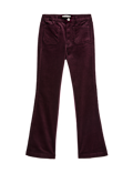 Cotton Rich Cord Flared Slim Fit Trousers