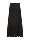 Pleat Front Palazzo Trousers