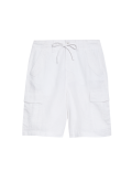 Linen Rich Cargo Utility Shorts