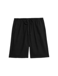 Linen Rich High Waisted Shorts