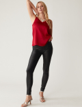 Ivy Shimmer High Waisted Skinny Jeans