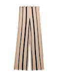 Striped Wide Leg Trousers