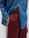 Side Stripe Straight Leg Joggers