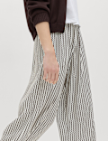 Printed Pull On Wide Leg Culottes