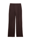Cotton Rich Pintuck Wide Leg Trousers
