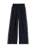 Denim Wide Side Stripe