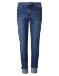 Mid Rise Relaxed Slim Leg Jeans