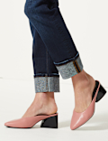 Mid Rise Relaxed Slim Leg Jeans