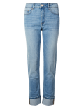 Mid Rise Relaxed Slim Leg Jeans