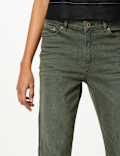 Relaxed Mid Rise Slim Jeans