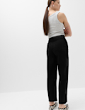 Cotton Rich High Waisted Carrot Leg Jeans