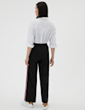 Side Stripe Wide Leg Trousers