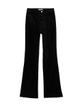 Cord Patch Pocket Tea Dyed Flared Trousers