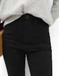 Cotton Rich Kick Flare Trousers