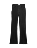 Cotton Rich Kick Flare Trousers