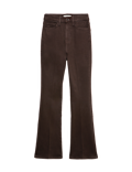 Cotton Rich Kick Flare Trousers