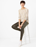Corduroy High Waisted Leggings