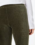 Corduroy High Waisted Leggings