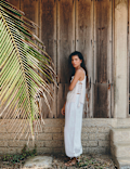 Pure Linen Wide Leg Trousers