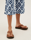 Pure Linen Crop Wide Leg Trousers