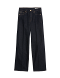 High Waisted Smart Wide Leg Jeans