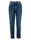 Mom High Waist Ankle Grazer Jeans