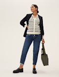 Maternity Mom Tapered Jeans