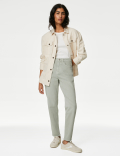 Mom High Waisted Tapered Ankle Grazer Jeans