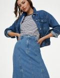 Denim Maxi Skirt