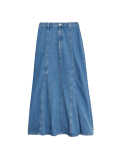 Denim Maxi Skirt